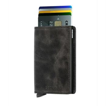 Secrid Pasjeshouder Slimwallet Vintage Black Secrid Pasjeshouder Slimwallet Vintage Black