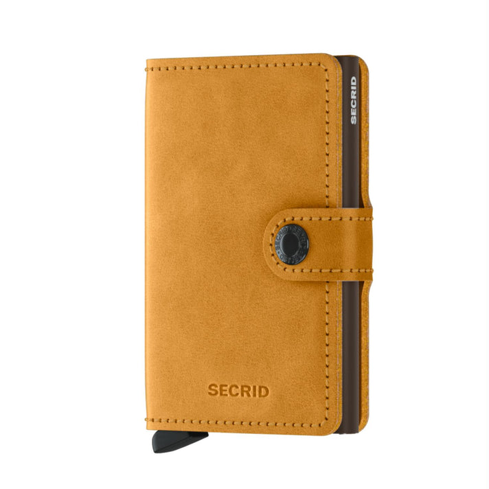 Secrid Pasjeshouder Miniwallet* Vintage Ochre Secrid Pasjeshouder Miniwallet* Vintage Ochre