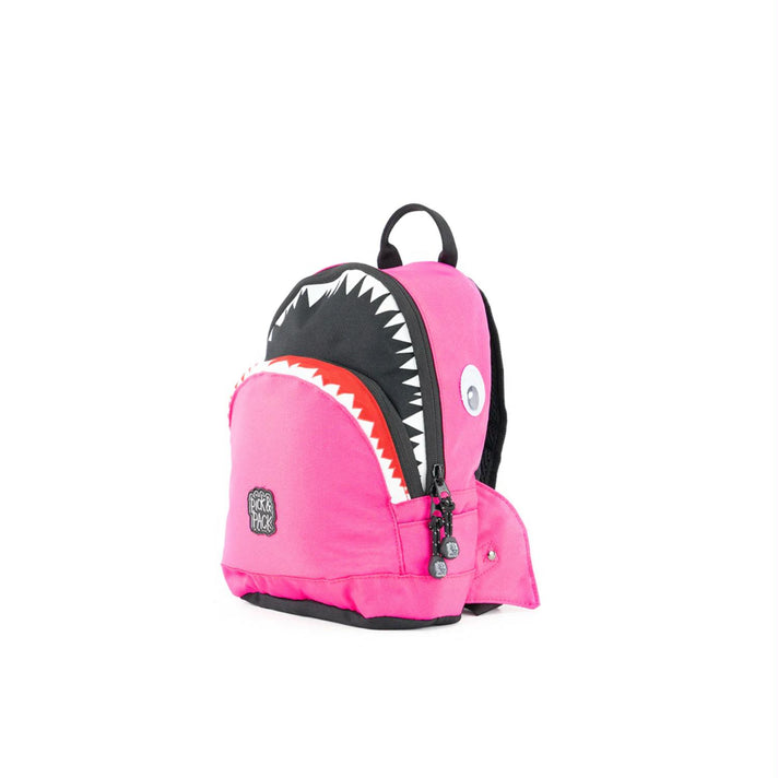 Pick&Pack Kinderrugzak PP961* Shark Shape S Fuchsia Pick&Pack Kinderrugzak PP961* Shark Shape S Fuchsia