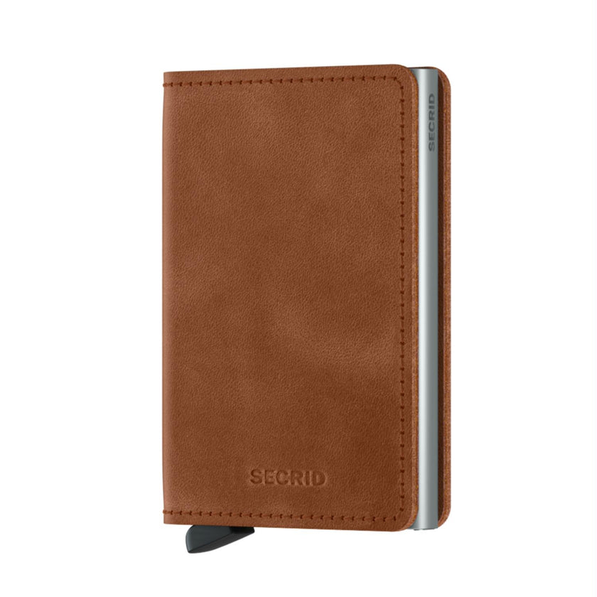Secrid Pasjeshouder Slimwallet* Vintage Cognac Silver