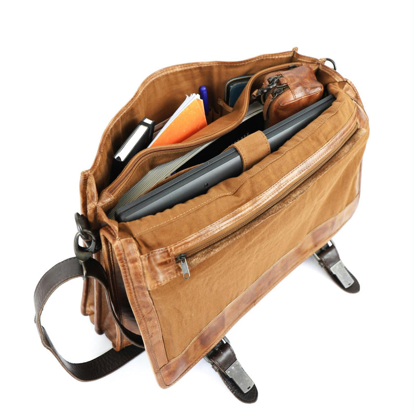 Bear Design Laptoptas CL32844 Guus Cognac-Bruin