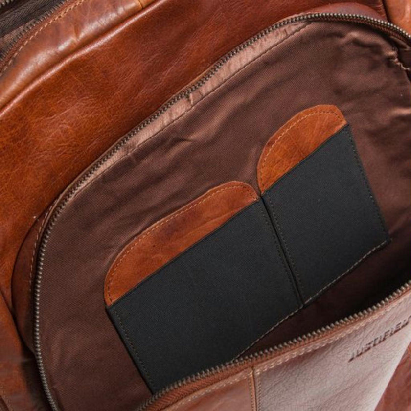 Justified Laptoprugzak 17.1018 Everest Cognac 31