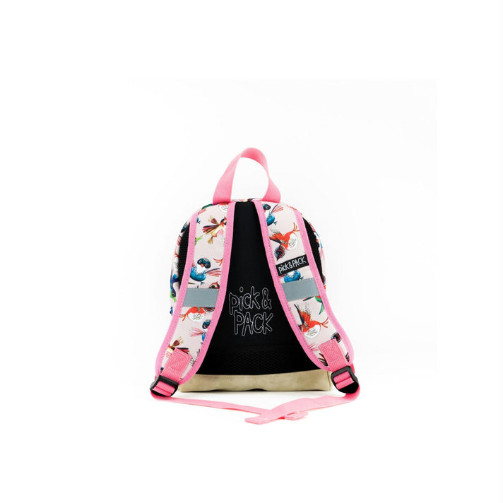 Pick&Pack Kinderrugzak PP20140* Birds XS 10 Soft Pink Pick&Pack Kinderrugzak PP20140* Birds XS 10 Soft Pink