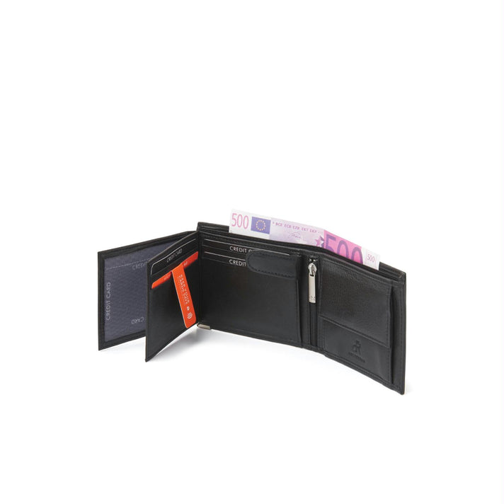 De Rooy Amsterdam Portemonnee 15521 Zwart De Rooy Amsterdam Portemonnee 15521 Zwart