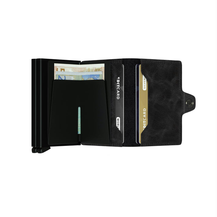 Secrid Pasjeshouder Twinwallet Vintage Black Secrid Pasjeshouder Twinwallet Vintage Black