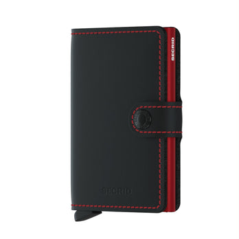 Secrid Pasjeshouder Miniwallet Matte Black-Red Secrid Pasjeshouder Miniwallet Matte Black-Red
