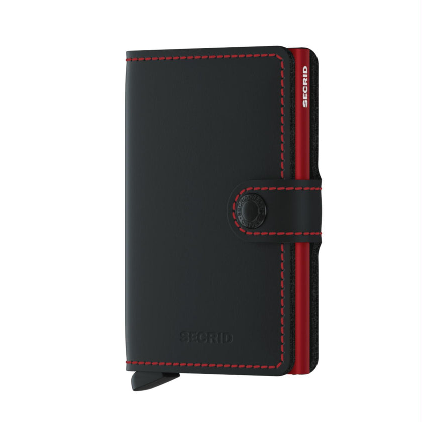 Secrid Pasjeshouder Miniwallet Matte Black-Red