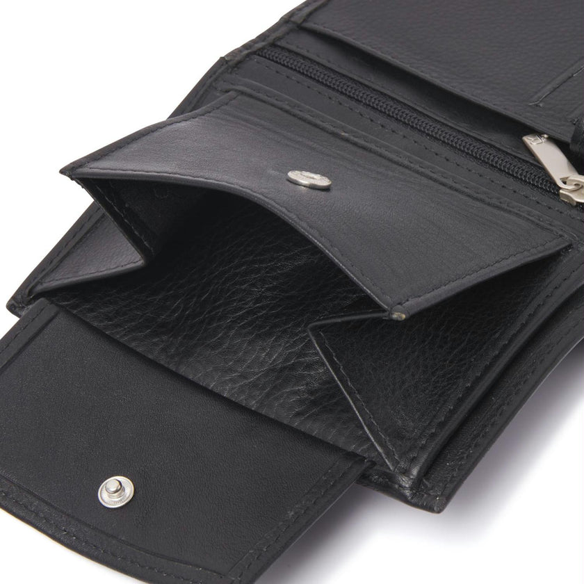 De Rooy Amsterdam Portemonnee 15748 Toronto Zwart