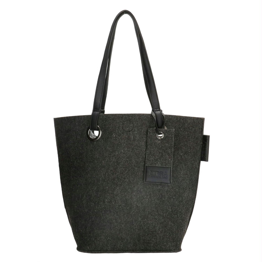Zebra Trends Shopper 446607 Vilt Antraciet 111