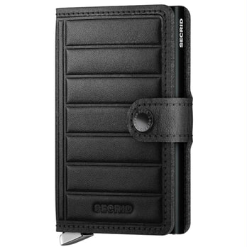 Secrid Pasjeshouder Miniwallet* Emboss Black Inox Secrid Pasjeshouder Miniwallet* Emboss Black Inox