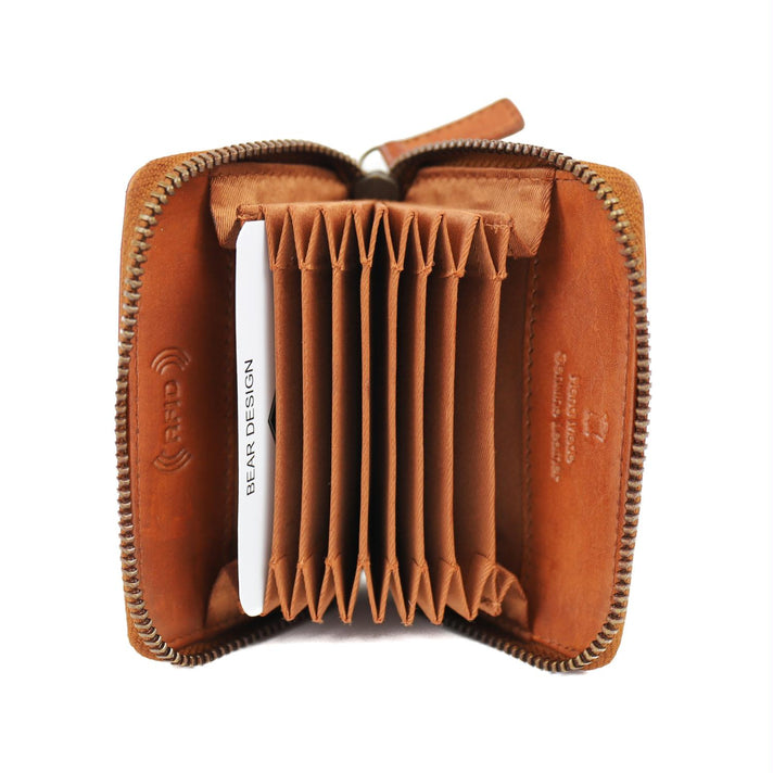 Bear Design Portemonnee CL19408 Rudie Cognac Bear Design Portemonnee CL19408 Rudie Cognac