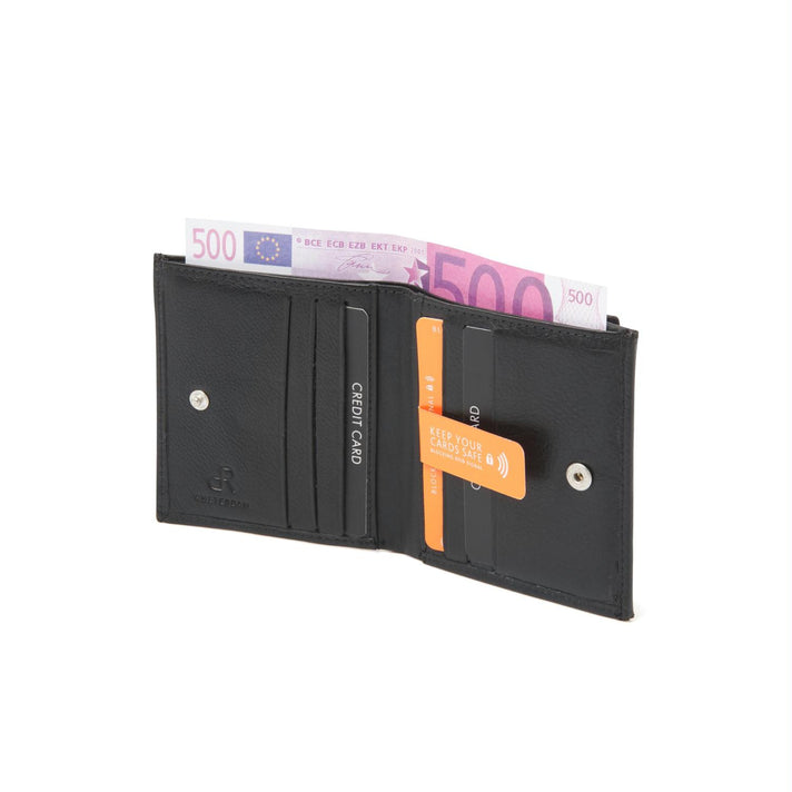 De Rooy Amsterdam Portemonnee 15505 Zwart De Rooy Amsterdam Portemonnee 15505 Zwart