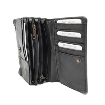 Bear Design Portemonnee CL782 Emma Zwart Bear Design Portemonnee CL782 Emma Zwart