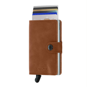Secrid Pasjeshouder Miniwallet* Vintage Cognac Silver Secrid Pasjeshouder Miniwallet* Vintage Cognac Silver
