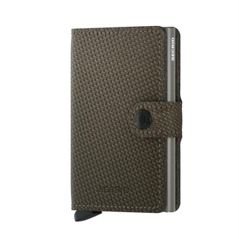 Secrid Pasjeshouder Miniwallet* Carbon Khaki Secrid Pasjeshouder Miniwallet* Carbon Khaki