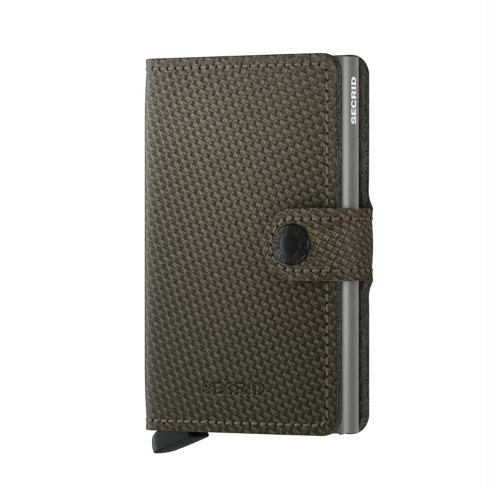 Secrid Pasjeshouder Miniwallet* Carbon Khaki Secrid Pasjeshouder Miniwallet* Carbon Khaki