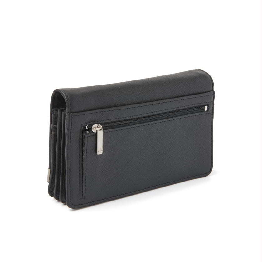 De Rooy Amsterdam Portemonnee 15105 Zwart