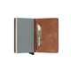 Secrid Pasjeshouder Slimwallet* Vintage Cognac Silver