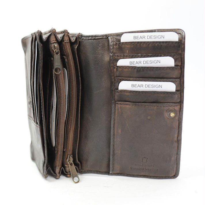 Bear Design Portemonnee CL782 Emma Bruin Bear Design Portemonnee CL782 Emma Bruin