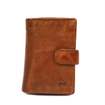 Bear Design Creditcard etui CL527 Cognac