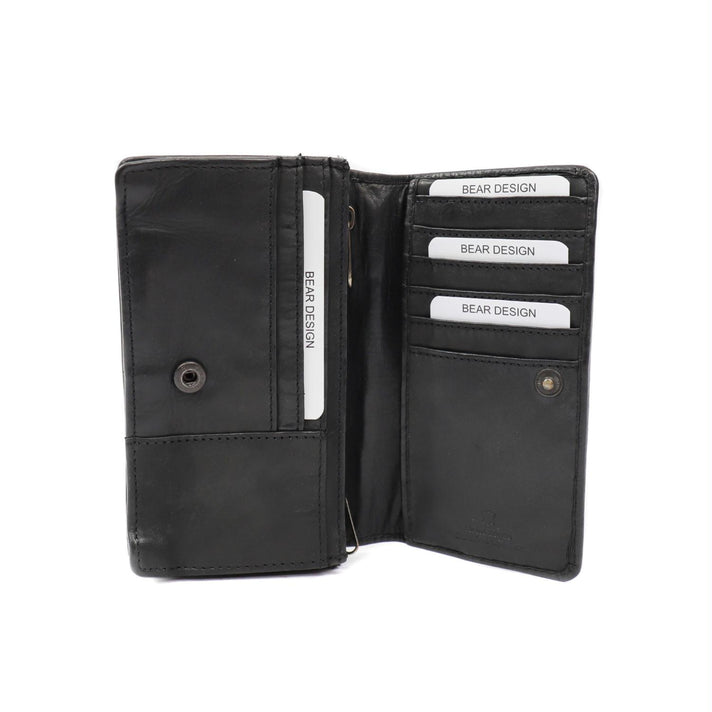 Bear Design Portemonnee CL782 Emma Zwart Bear Design Portemonnee CL782 Emma Zwart
