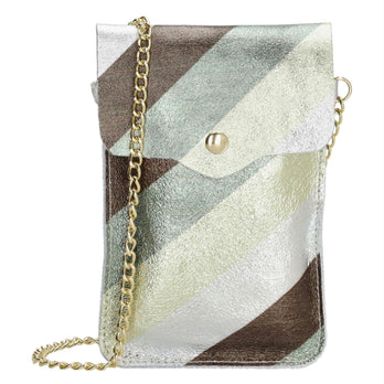 Charm Telefoontasje L643 Anna 173 Zwart/Goud Multi Charm Telefoontasje L643 Anna 173 Zwart/Goud Multi