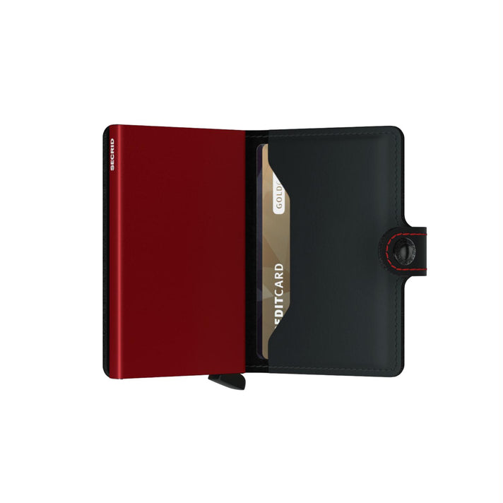 Secrid Pasjeshouder Miniwallet Matte Black-Red Secrid Pasjeshouder Miniwallet Matte Black-Red