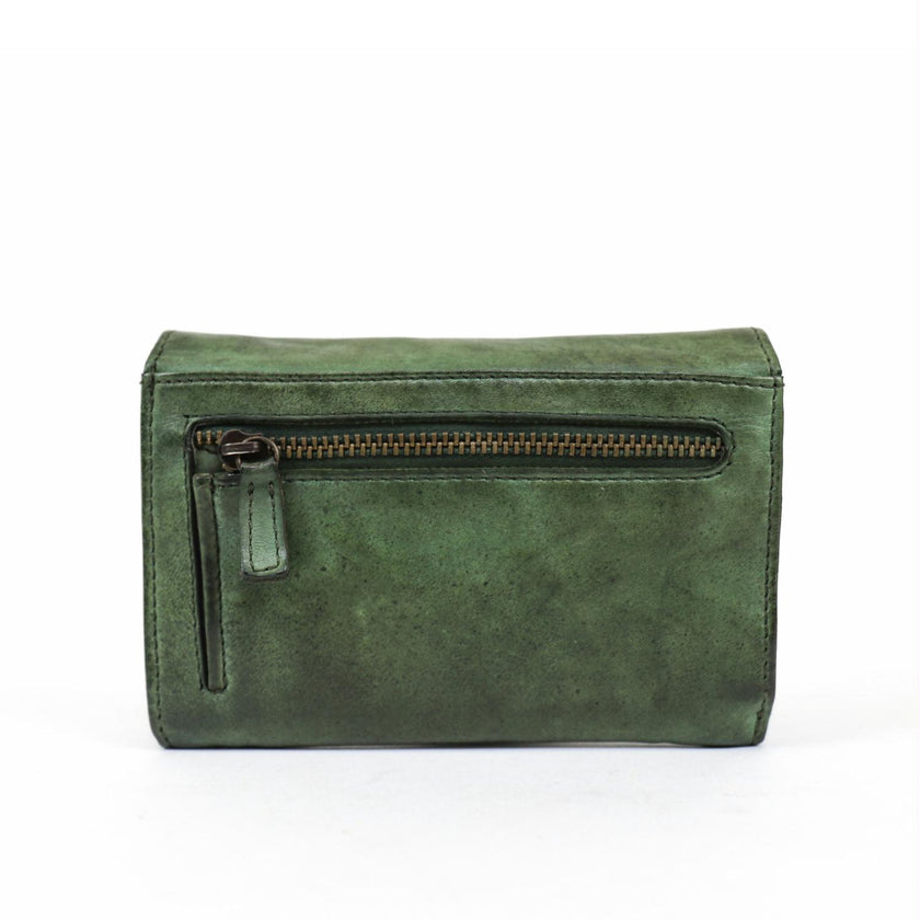 Bear Design Portemonnee CL15572 Flappie Olijfgroen