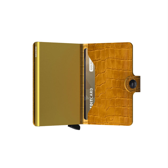 Secrid Pasjeshouder Miniwallet* Cleo Ochre-Brown Secrid Pasjeshouder Miniwallet* Cleo Ochre-Brown