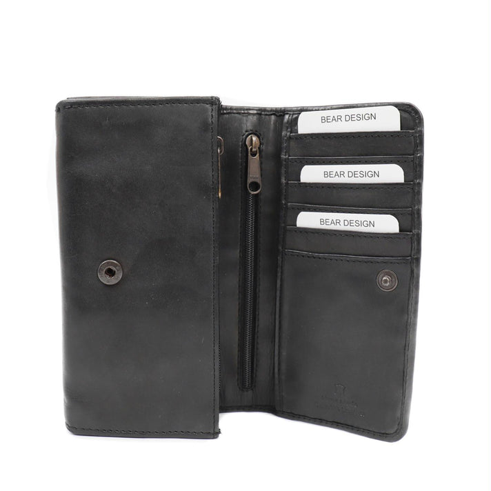 Bear Design Portemonnee CL9918 Noor Zwart Bear Design Portemonnee CL9918 Noor Zwart