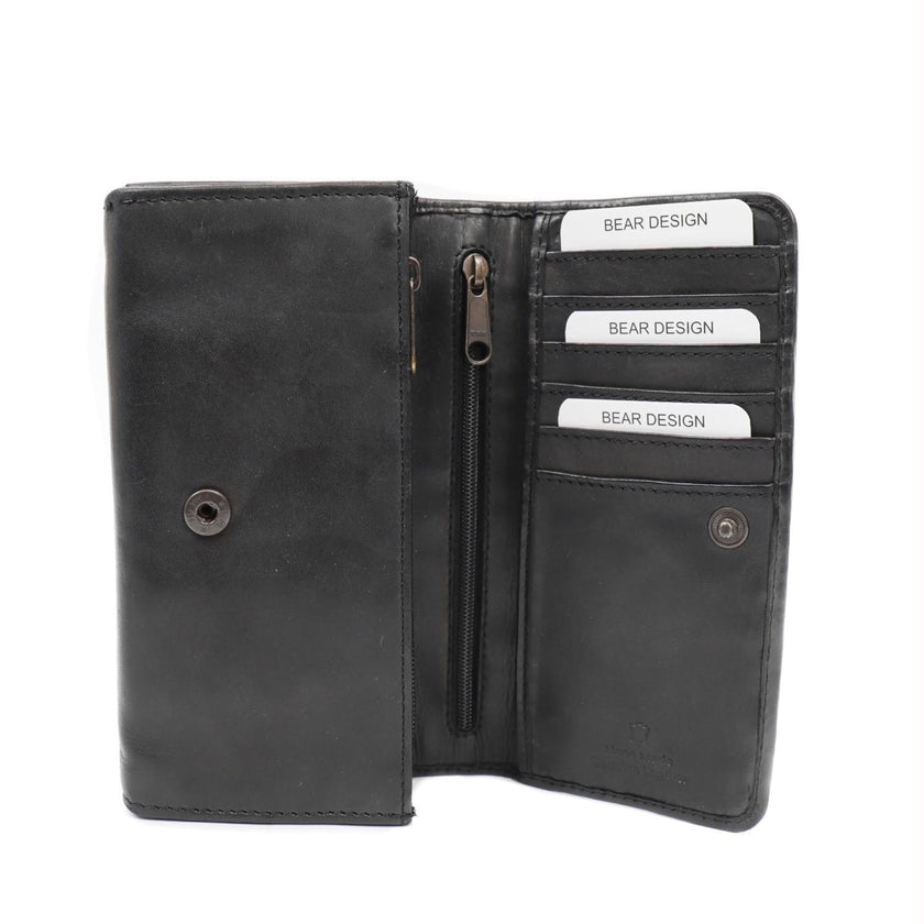 Bear Design Portemonnee CL9918 Noor Zwart