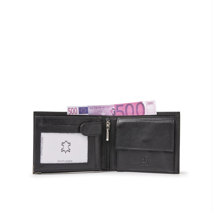 De Rooy Amsterdam Portemonnee 15517 Zwart De Rooy Amsterdam Portemonnee 15517 Zwart