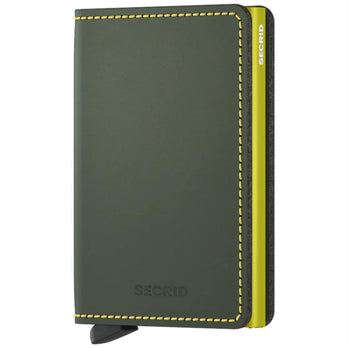 Secrid Pasjeshouder Slimwallet* matte Green-Lime Secrid Pasjeshouder Slimwallet* matte Green-Lime