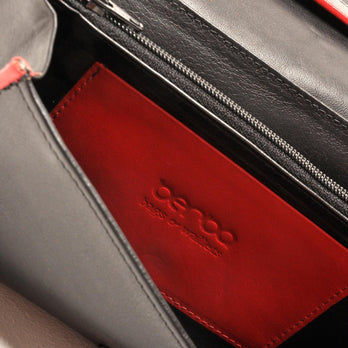 Berba Portemonnee 001-403 Soft 15 Zwart/Rood Berba Portemonnee 001-403 Soft 15 Zwart/Rood