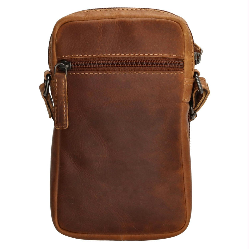 Hide & Stitches Telefoontasje 20586 Japura Cognac 005