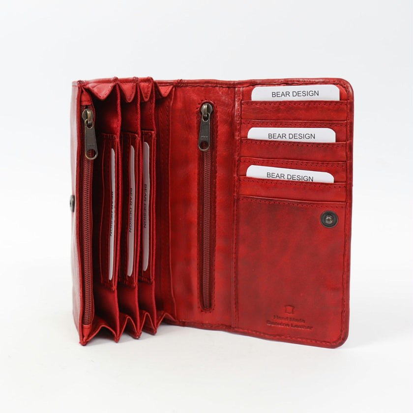 Bear Design Portemonnee CL9918 Noor Rood