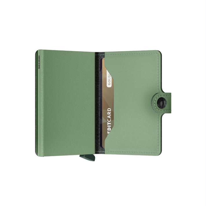 Secrid Pasjeshouder Miniwallet* Yard Pistachio Secrid Pasjeshouder Miniwallet* Yard Pistachio
