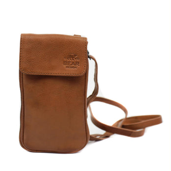 Bear Design Telefoontasje CP2106 Ahana Cognac Bear Design Telefoontasje CP2106 Ahana Cognac