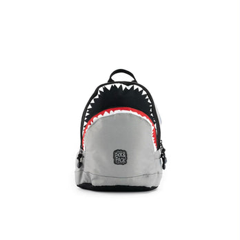 Pick&Pack Kinderrugzak PP961 Shark Shape S 02 Grey Pick&Pack Kinderrugzak PP961 Shark Shape S 02 Grey