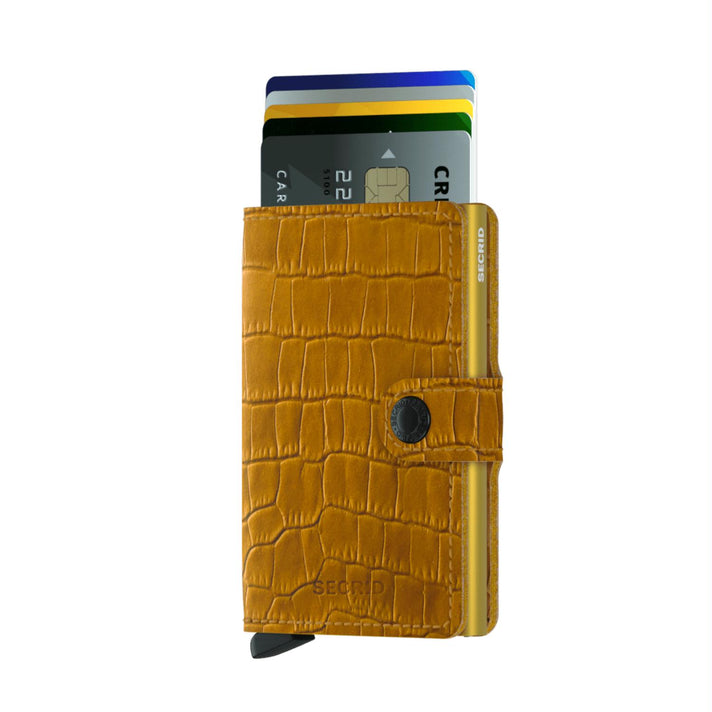 Secrid Pasjeshouder Miniwallet* Cleo Ochre-Brown Secrid Pasjeshouder Miniwallet* Cleo Ochre-Brown