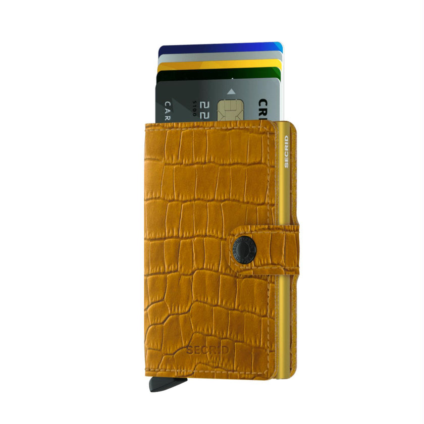 Secrid Pasjeshouder Miniwallet* Cleo Ochre-Brown