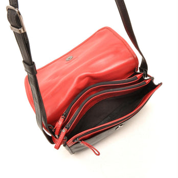 Berba Tas 005-517 Soft 15 Zwart/Rood Berba Tas 005-517 Soft 15 Zwart/Rood