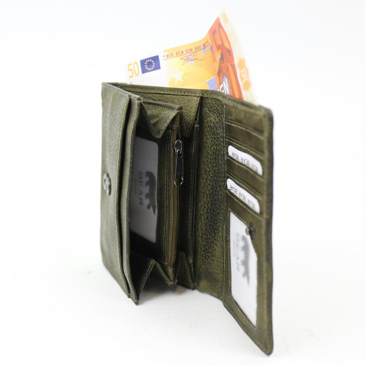 Bear Design Portemonnee CP5066 Sweety Green Bear Design Portemonnee CP5066 Sweety Green