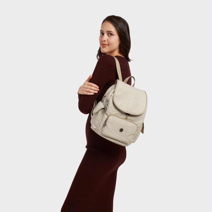 Kipling Rugzak City Pack S K12525-* R63 Signature Beige