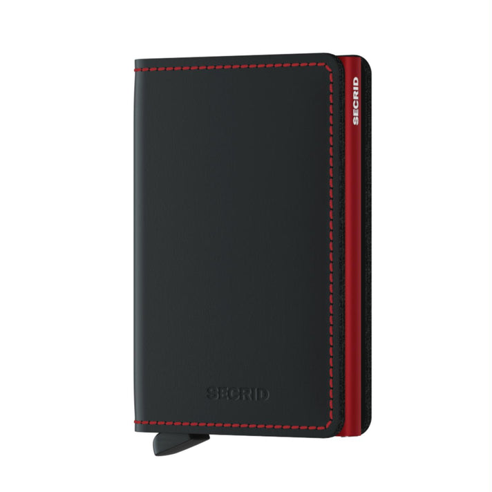 Secrid Pasjeshouder Slimwallet matte Black-Red Secrid Pasjeshouder Slimwallet matte Black-Red