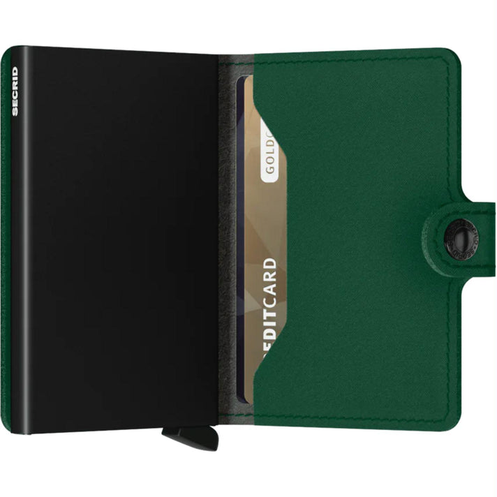 Secrid Pasjeshouder Miniwallet* Yard Green Secrid Pasjeshouder Miniwallet* Yard Green