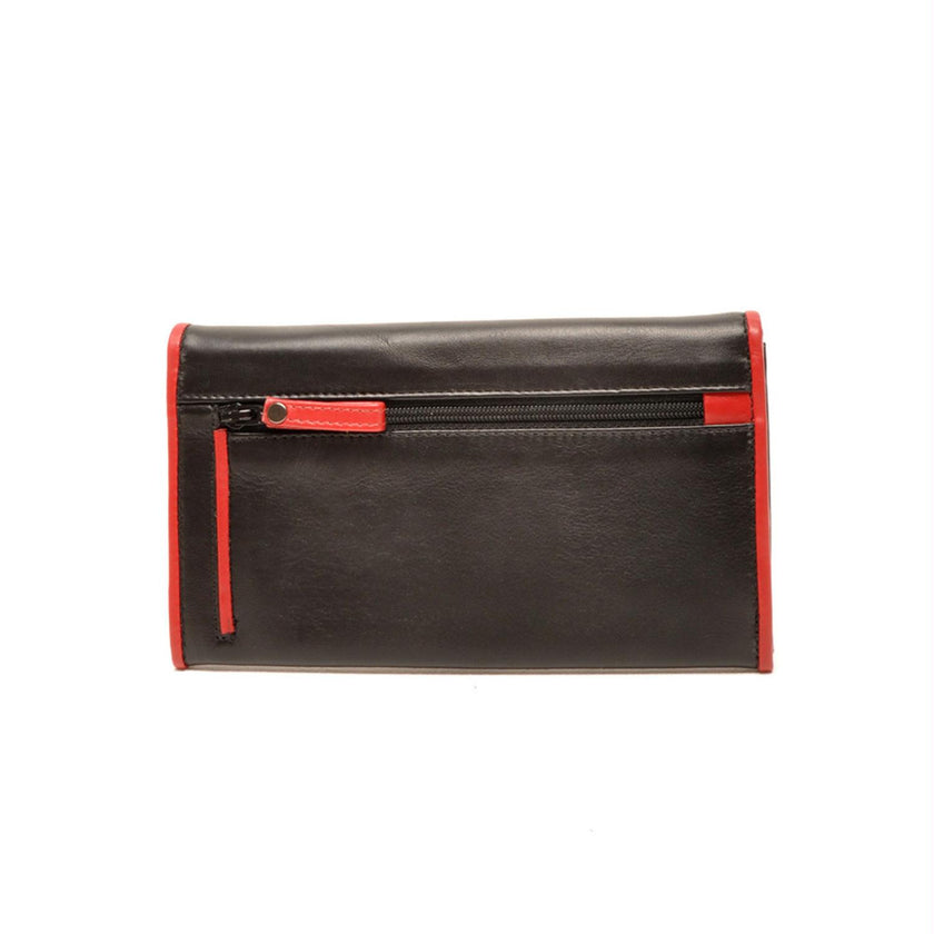 Berba Portemonnee 001-403 Soft 15 Zwart/Rood