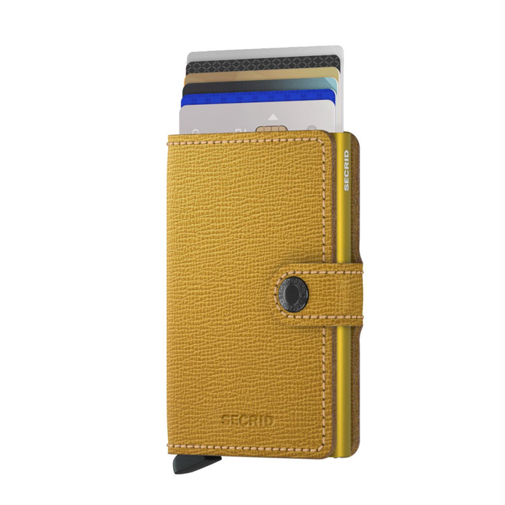 Secrid Pasjeshouder Miniwallet* Crisple Ochre Secrid Pasjeshouder Miniwallet* Crisple Ochre