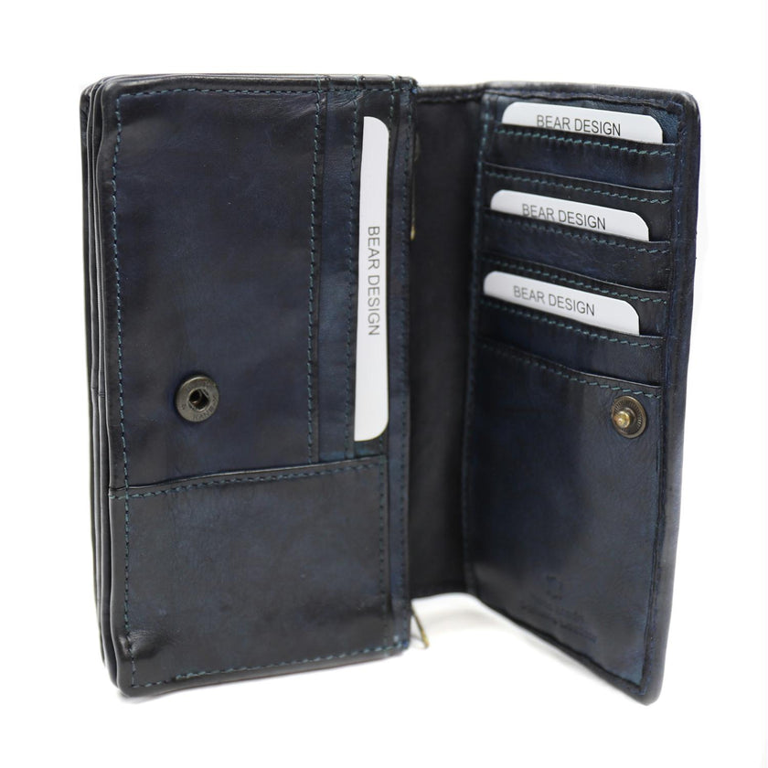 Bear Design Portemonnee CL782 Emma Blauw