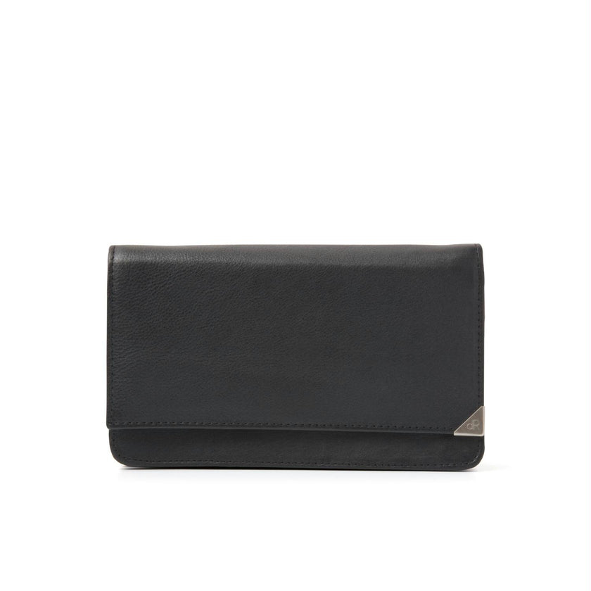 De Rooy Amsterdam Portemonnee 15105 Zwart